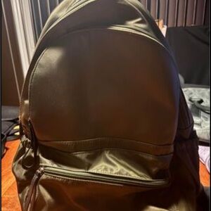 Green Backpack Purse